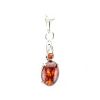 Cute Silver Pendant With Cognac Amber The Prussia, image 