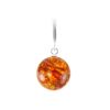Amber Pendant In Sterling Silver The Jupiter, image 