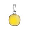 Honey Amber Pendant In Sterling Silver The Copenhagen, image 