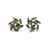 Latch Back Amber Earrings In Sterling Silver The Dahlia, image 
