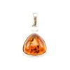 Versatile Silver Pendant With Cognac Amber The Astoria, image 