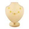 Silver Chain Necklace With Lemon Amber, image 