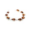 Link Amber Bracelet In Sterling Silver The Fiori, image 