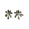 Amber Earrings In Sterling Silver The Dahlia, image 