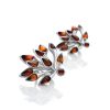 Amber Earrings In Sterling Silver, image 