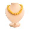 Aged Honey Amber Beaded Necklace, image 