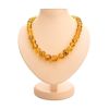 Lemon Amber Beaded Necklace, image 