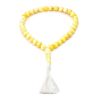 Islamic 33 Ball Cut Amber Prayer Beads, image 