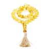 Islamic 33 Lemon Amber Prayer Beads, image 