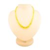 Lemon Amber Ball Beaded Necklace, image 