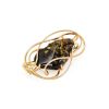 Handcrafted Amber Brooch In Gold Plated Silver The Rialto, image 