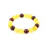 Multicolor Amber Beaded Stretch Bracelet, image 