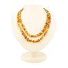 Raw Amber Beaded Necklace, image 