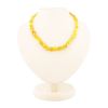 Raw Amber Beaded Necklace, image 