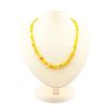 Honey Amber Beaded Necklace, image 