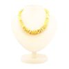 Honey Amber Beaded Necklace, image 