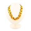Two-Toned Amber Rope Necklace, image 