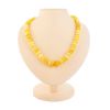 Honey Amber Beaded Necklace, image 