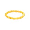 Amber Ball Beaded Elastic Bracelet, image 