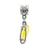 Metal Charm With Lemon Amber The Pin, image 
