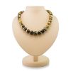 High Polished Amber Ball Beaded Necklace The Meteor, image 