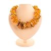 Bold Raw Amber Beaded Necklace, image 