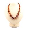 Cognac Amber Beaded Necklace, image 