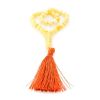 33 Honey Amber Islamic Rosary Beads With Tassel, image 