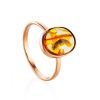 Glossy Golden Ring With Inclusions The Clio, Ring Size: 6 / 16.5, image 