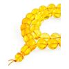 High Polished Lemon Amber Islamic Rosary, image 