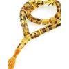 Lemon Amber With Inclusions Prayer Beads With Tassel, image 