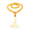 33 Mosaic Amber Muslim Prayer Beads With Tassel, image 