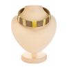 Wooden Choker With Honey Amber And Silver The Indonesia, image 