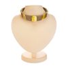 Wooden Choker Necklace With Honey Amber And Silver The Indonesia, image 