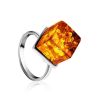 Lemon Amber Adjustable Ring The Sugar, Ring Size: Adjustable, image 