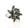 Amber Ring In Sterling Silver The Dahlia, Ring Size: 13 / 22, image 