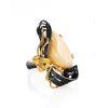 Voluptuous Gold-Plated Cocktail Ring With Mammoth Ivory The Era, Ring Size: Adjustable, image 