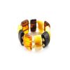 Multicolor Amber Stretch Ring, Ring Size: Adjustable, image 
