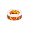 Amber Band Ring With Nacre The Magma, Ring Size: 9 / 19, image 