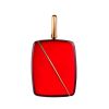 Geometric Amber Pendant In Gold The Sangria, image 