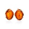 Adorable Amber Earrings In Gold-Plated Silver The Lyon, image 