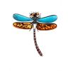 Amber And Turquoise Dragonfly Pendant, image 