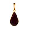 Cherry Amber Gold Plated Pendant The Pulse, image 