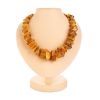 Raw Amber Beaded Necklace, image 