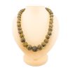 Hammer Cut Amber Necklace The Meteor, image 