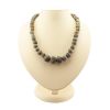 Black Amber Ball Beaded Necklace The Meteor, image 