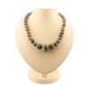 Black Amber Ball Beaded Necklace The Meteor, image 