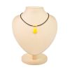 Teardrop Shape Amber Pendant Necklace, Length: 42, image 