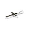 Minimalist Design Cherry Amber Cross Pendant The London, image 