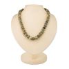 Hammer Cut Amber Beaded Necklace The Meteor, image 